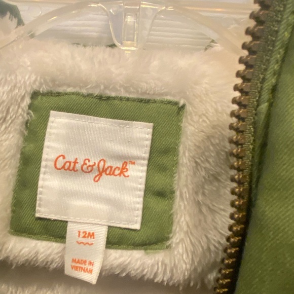 Boys’ Cat & Jack Military-Style Jacket - Size 12M - Picture 3 of 3